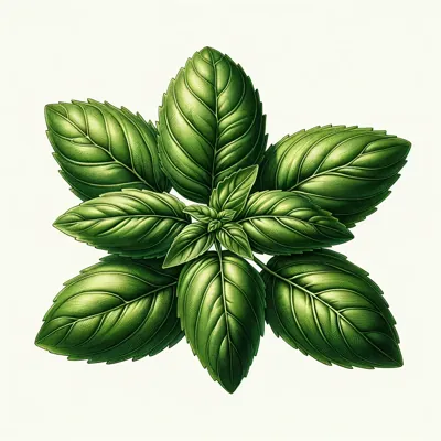 Dekoracyjna ilustracja: Bazylia