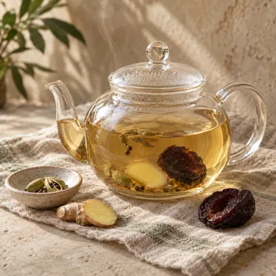 Composición de infusión: Cardamomo