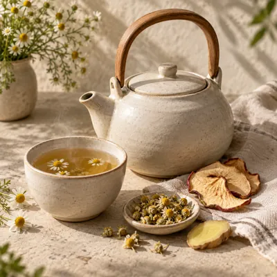 Composición de infusión: Manzanilla