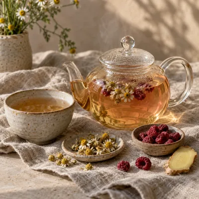 Composición de infusión: Manzanilla