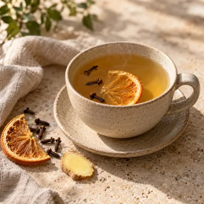 Composición de infusión: Clavero