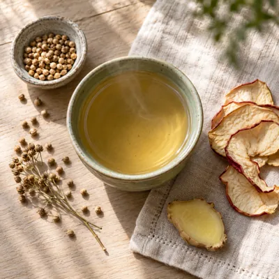 Composición de infusión: Semillas de cilantro
