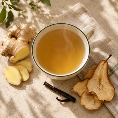 Composición de infusión: Jengibre