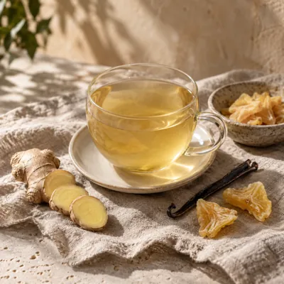 Composición de infusión: Jengibre