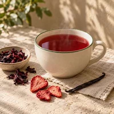 Composición de infusión: Flor de Jamaica