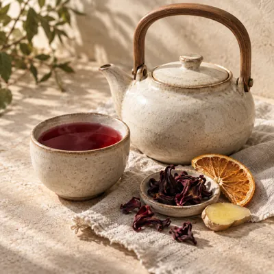 Composición de infusión: Flor de Jamaica