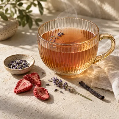 Composición de infusión: Lavanda