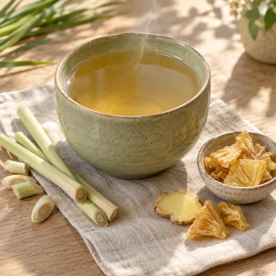 Composición de infusión: Hierba limón