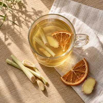 Composición de infusión: Hierba limón