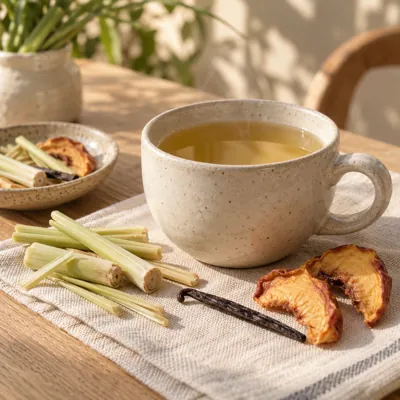 Composición de infusión: Hierba limón
