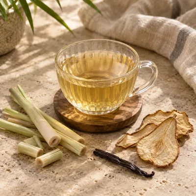 Composición de infusión: Hierba limón