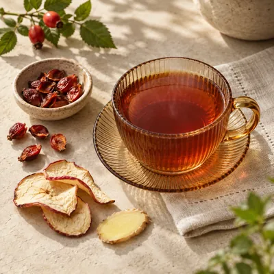 Composición de infusión: Escaramujo