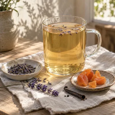 Composición de infusión: Lavanda