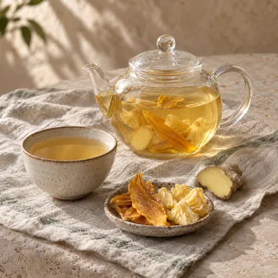 Composición de infusión: Mango y piña
