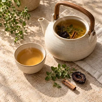 Composición de infusión: Orégano