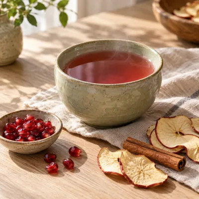 Composición de infusión: Granado